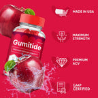 Gumitide Gummies, Gumi Tide Gummy, Official Advanced Formula for Men and Women, 5 Month Supply (5 Pack)