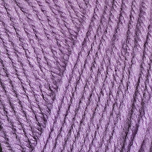 Red Heart Super Saver Orchid E300-530 (3-Skeins - Same Dye Lot) Worsted Medium #4 Acrylic Yarn for Crocheting and Knitting with Project Bag