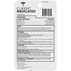 ChapStick Classic Medicated Lip Balm Tubes, Chapped Lips Treatment and Skin Protectant - 0.15 Oz (Pack of 2)