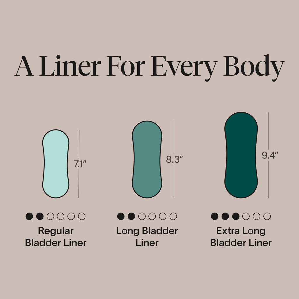 Cora 100% Organic Cotton Topsheet Bladder Liners (50 Extra Long Bladder Liners)