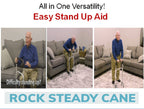 Hip, Knee, Surgery Recovery Aid – Helps You Recover Faster from Surgeries and Injuries. Fully Adjustable Walking Cane Keeps You Moving, Increasing Circulation and Flexibility