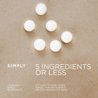 SIMPLY Peppermint Breath Mints, 6 Tins (30 Each) Sweetened by Cane Sugar