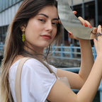 Madison Tyler Green Olive Dangle Earrings for Women Fun Fruit Earrings