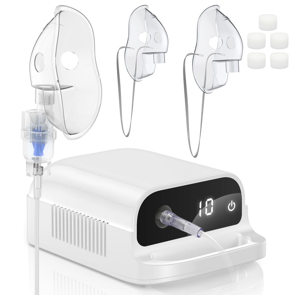 Smart Digital Display Nebulizer for Adults and Children, Nebulizer for Home Use-DN02-0519-spr-S4