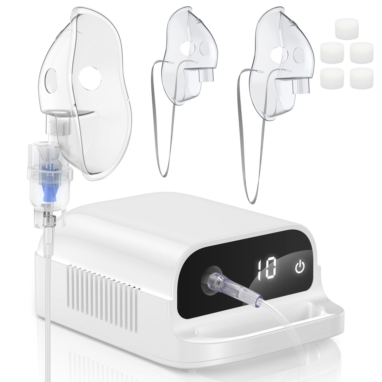 Smart Digital Display Nebulizer for Adults and Children, Nebulizer for Home Use-DN02-0519-spr-S4