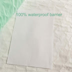 Careboree 2 Pack Cotton Top Quilted Underpad, Waterproof Extra Absorbent Use for Incontinence Bed Pads,Washable and Reusable Pet Pads (34" x 36")