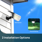 Linkind Halloween Solar Spot Lights Outdoor Waterproof Multicolor 4 Pack