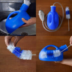 Urinals for Women Portable Leak-Proof Female urinals Ladies Urination Device 2000 ml Large Capacity Urine Cup for Old Women Urinary Incontinence Hospital beds Wheelchair (Blue)