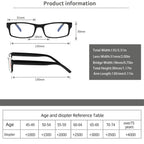 BIENCOOL 6 Pack Reading Glasses Traditional Frames for Men and Women Readers with Spring Loaded Hinges (6 Pack Black, 1.75, multiplier_x)