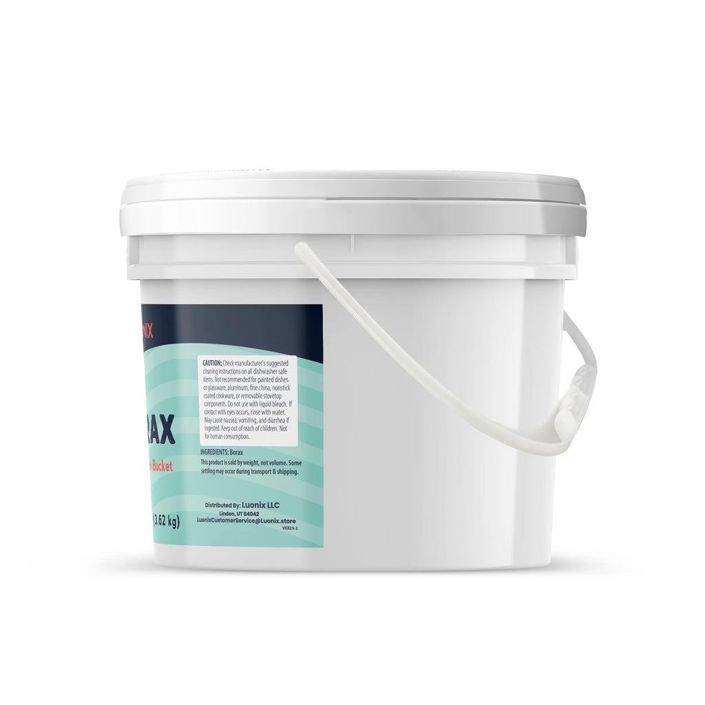 Luonix Borax, 1 Gallon Bucket, Multipurpose Cleaner, Laundry Additive (Pack of 2)