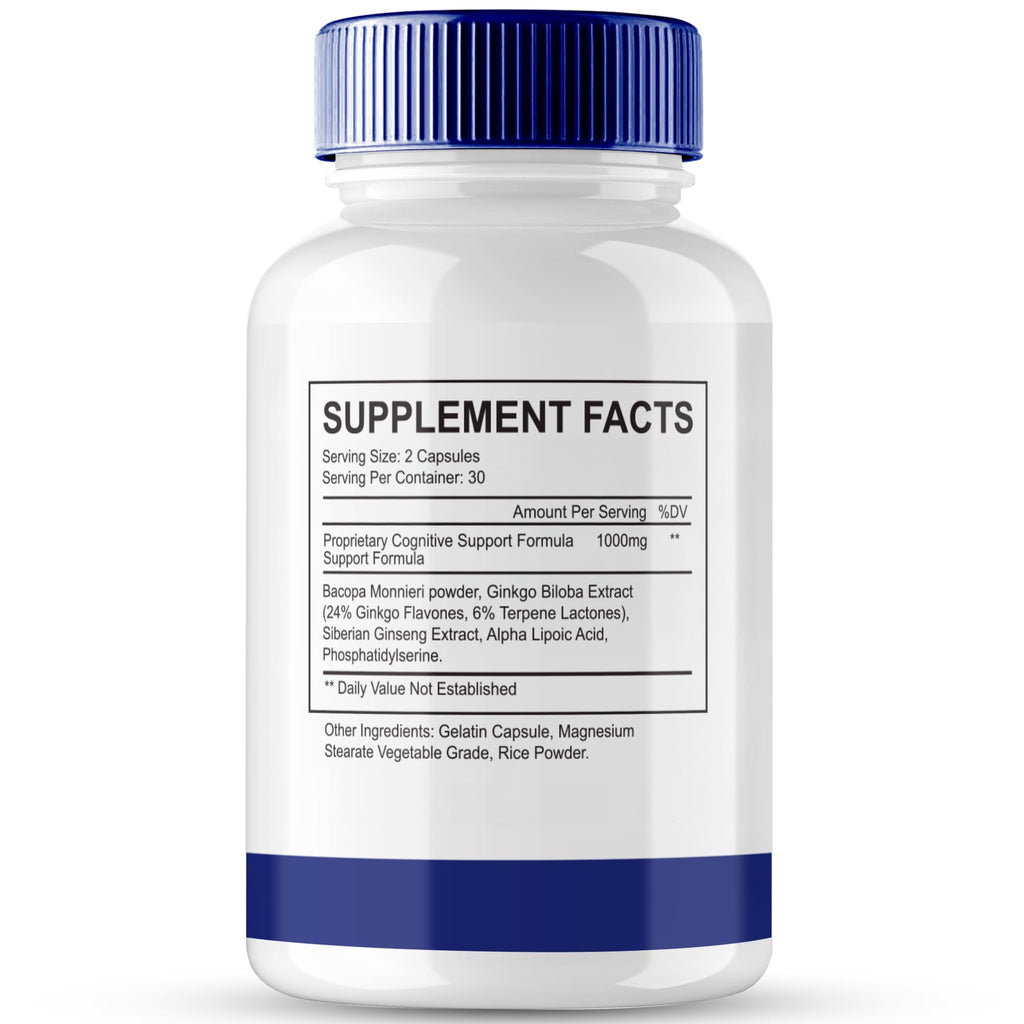 Brain Savior Brain Supplements for Memory and Focus Capsules, BrainSavior Advanced Formula Brain Health Support - Maximum Strength Nootropics Brain-Savior All Natural Support Reviews (5 Pack)