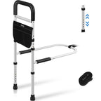 Panta Bed Rails for Elderly Adults Safety, Adjustable Bed Assist Rails for Seniors,Black