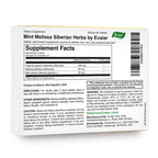 Evalar Melissa Mint Siberian Herbs Relaksozan 40 Tabs