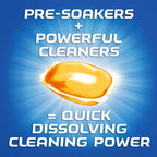 Finish Gelpacs Dishwasher Detergent Pods, Quick Dissolving Cleaning Power, Fights Grease & Dried-On Food, Easy-to-Use Pre-Measured Dishwasher Soap, Orange Scent, 84 Count