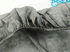 Pack of 75 Fitted Disposable Massage Headrest Covers Face Rest Cradle Covers Black
