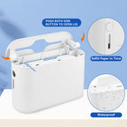 KSITEX Countertop Paper Towel Holder Dispenser,White-M