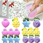 Bath Foot Bombs, 32 Pack Foot Soak with Bath Salt and Tea Tree Oil. Organic Natural Handmade Aroma Pure Essential Oil Bubble Foot Balls for Foot Callus, Dry Cracked, Stubborn Foot Odor Scent.