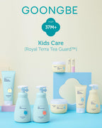 GOONGBE Kids Facial Bubble Wash and Lotion- Korean Low pH Face Cleanser & Moisturizer with Cica & Panthenol - Allergen-Free Formula 3.38 fl.oz. & 2.7 oz.