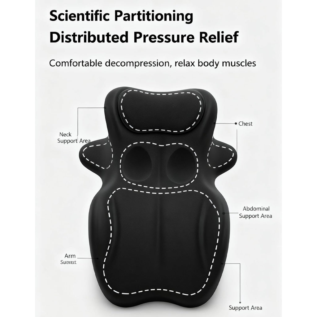 Moodie Intimacy Pillow, Arcova Sweet Spot Pillow, 27° Angle Perfect Position Ergonomic Contoured Support Pillow, Multi-Functional Memory Foam Lounger Cushion Back Support