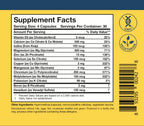 Researched Nutritionals Core Minerals - Daily Trace Minerals Supplement - Iron-Free Blend with Vitamin D3, Magnesium Glycinate & Iodine for Thyroid, Bone & Metabolic Support (120 ct)