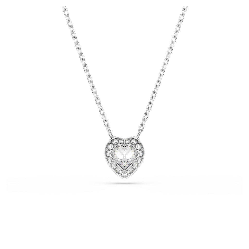 Swarovski Ariana Grande Angelic Crystal Heart Pendant in Rhodium Finish - Part of the Ariana Grande x Capsule Collection
