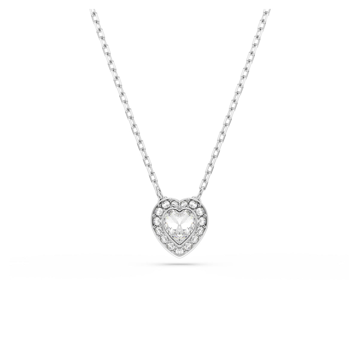 Swarovski Ariana Grande Angelic Crystal Heart Pendant in Rhodium Finish - Part of the Ariana Grande x Capsule Collection