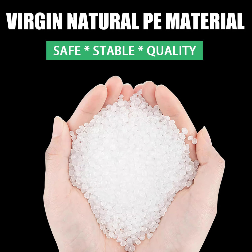Bocolon High Density Polyethylene Sheets HDPE Plastic Sheet Board for DIY, Heavy Duty Industry, 1/8" Thick,Size 10"x 12", White Color