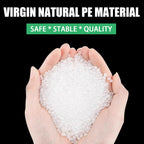 Bocolon High Density Polyethylene Sheets HDPE Plastic Sheet Board for DIY, Heavy Duty Industry, 1/8" Thick,Size 10"x 12", White Color