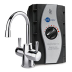 InSinkErator HOT250 Instant Hot and Cold Water Dispenser System, 2-Handle Drinking Water Faucet in Chrome with 2/3-Gallon, Filter-Compatible, Stainless Steel Tank, HC250C-SS