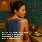 Feriha Moroccan Black Soap, Indigo, Sahara Nila, 100% Natural, Artisan Beldi Soap, Crafted & Packed in Morocco - Traditional Hammam Formula