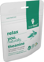 Natural L Theanine Capsules | 250mg Isolated L Theanine Powder from Green Tea Extract | 30 Capsules - 1 Per Day | GABA Supplement Support| Aids Relaxation Without Sedation | Vegan Supplement