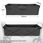 Camping Cart Liner Foldable Wagon Cloth Pocket,Beach Cart Large Capacity Cloth Pocket,for Station Wagons Front and Rear Foldable,Replacement Cloths Bags Size fits Length24-30 Height7-11