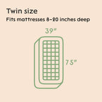 Niagara Sleep Solution Twin Ultra Soft Mattress Topper — Back Pain Relief