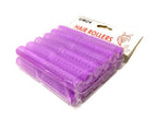 Mini Small Hair Rollers Self Grip Vented Pro Salon Hairdressing Curlers Purple 24PC