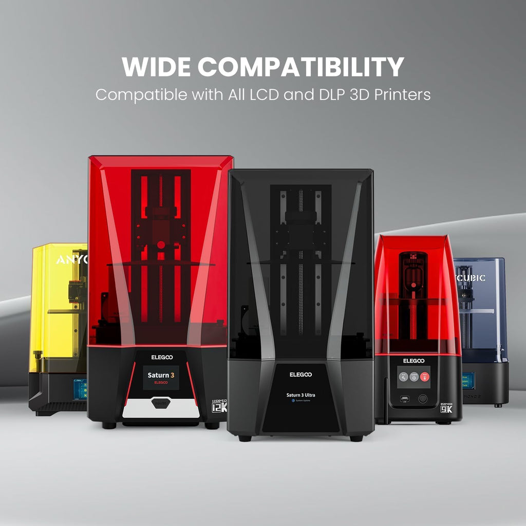 ELEGOO Upgraded Standard 2.0 3D Printer Resin Black 500g