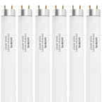 LUXRITE F32T8/865 32W 48 Inch T8 Fluorescent Tube Light Bulb, 6500K Daylight, 2800 Lumens, G13 Medium Bi-Pin Base, LR20735, 6-Pack