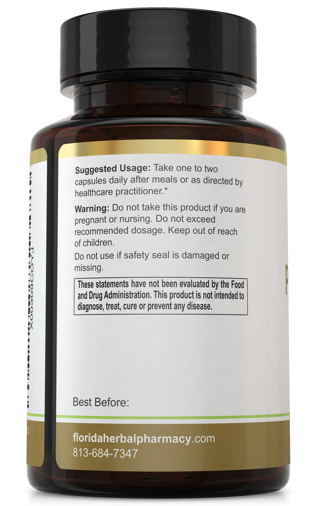 Florida Herbal Pharmacy, Purslane Herb Extract Supplement Capsules 10:1 (120 Capsules)
