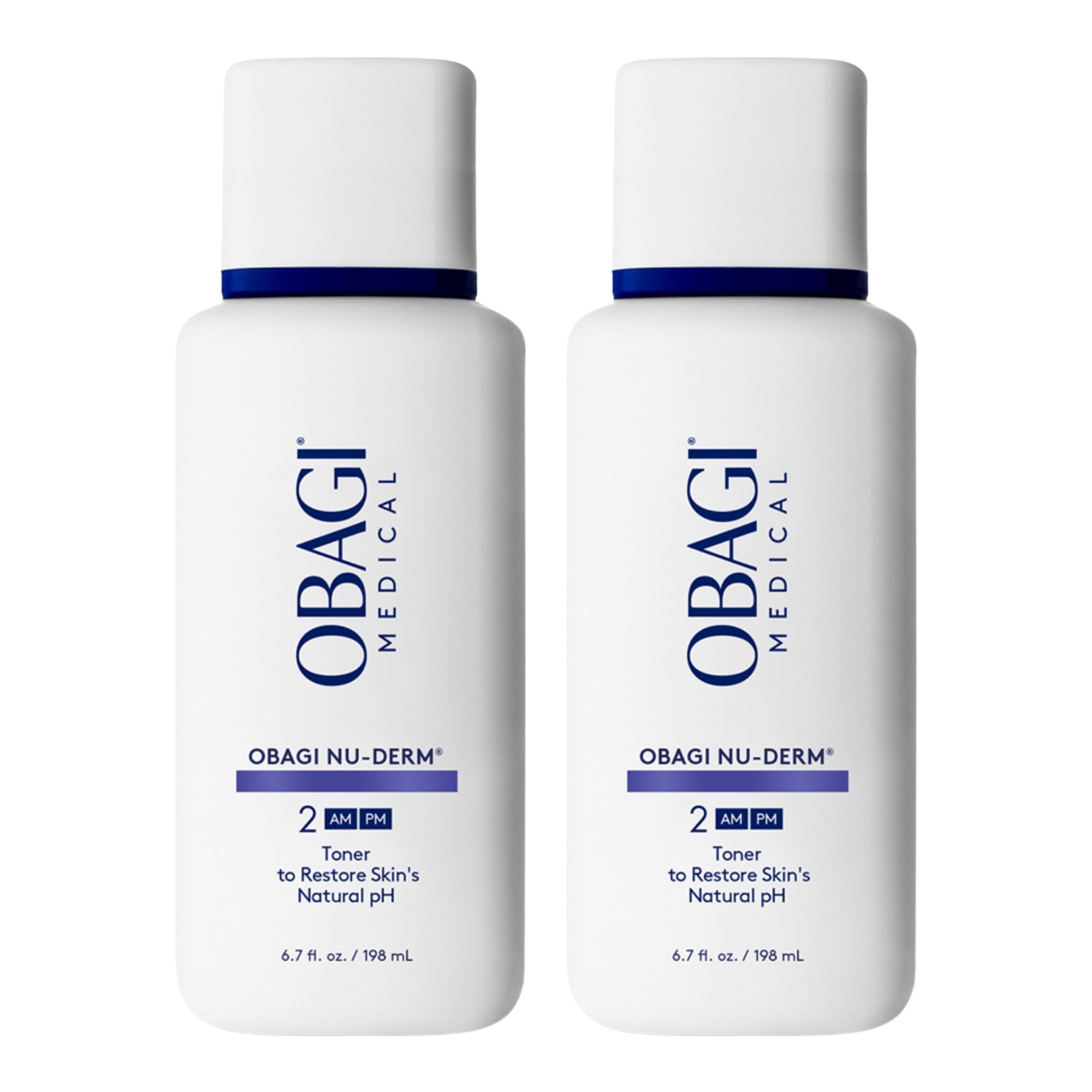 Obagi Nu-Derm Toner – Alcohol-Free, Balancing Nondrying Toner with Witch Hazel & Aloe Vera, Safe for Sensitive Skin – Two Pack, 2 * 6.7 oz