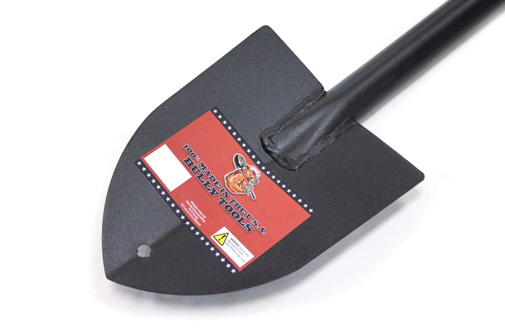 Bully Tools 14-Gauge Steel Trunk 33" Shovel with Poly-D Grip, Short Handle