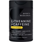Sports Research­® L-Theanine + Caffeine Nootropic Supplement - 60 Softgels