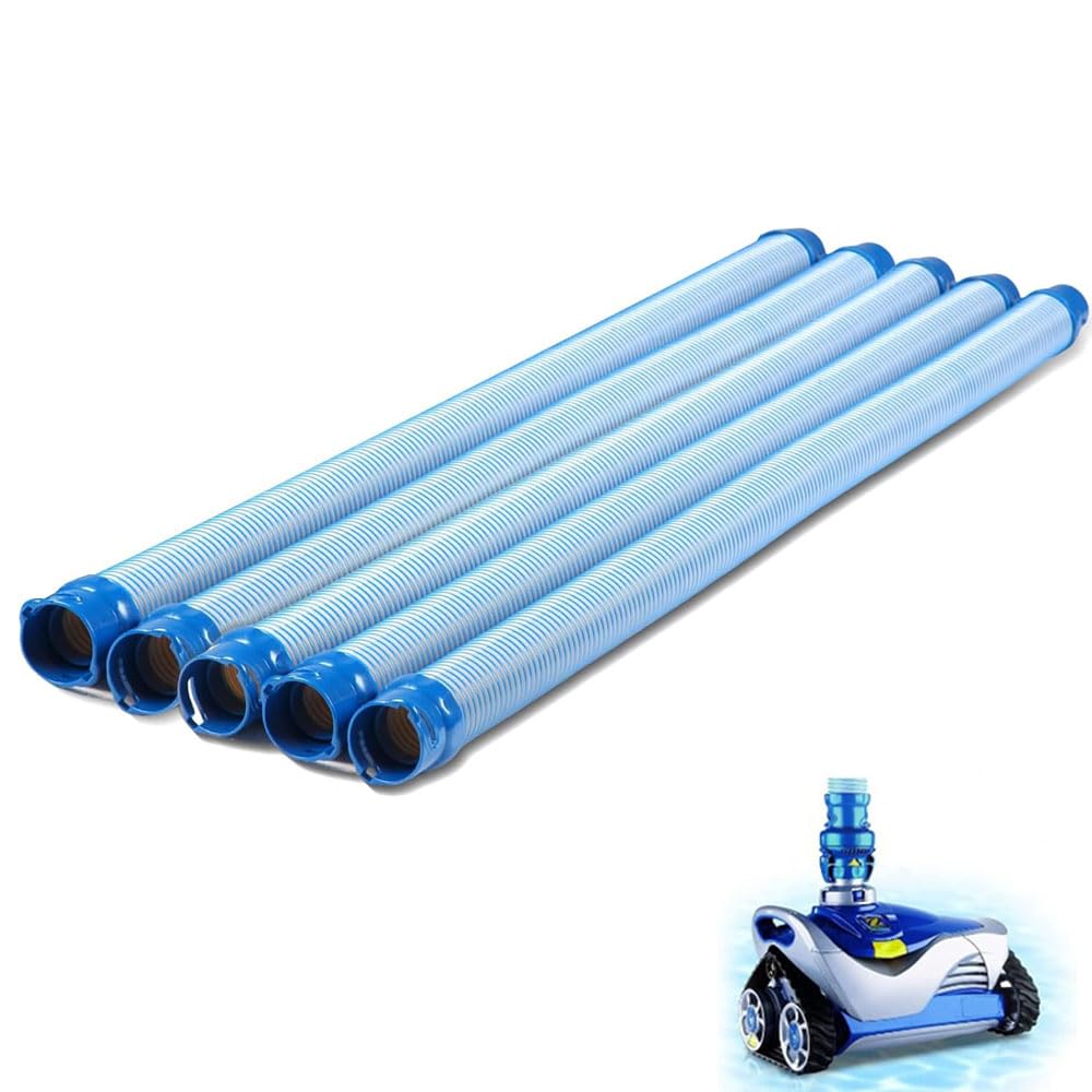5 Pack R0527700 Pool Cleaning Vacuum Hoses, 39 Inch Fast Twist Lock Hose Replacement Kit Compatible for Zodiac MX6,MX8,X7,T3,T5 Swimming Pool Cleaner