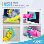 AIDEA Microfiber Cleaning Cloth-600PK, Soft Microfiber Towels for Cars, Absorbent Cleaning Rags, Lint-Free Streak-Free Wash Cloths for House, Kitchen, Window(12in.x12in)