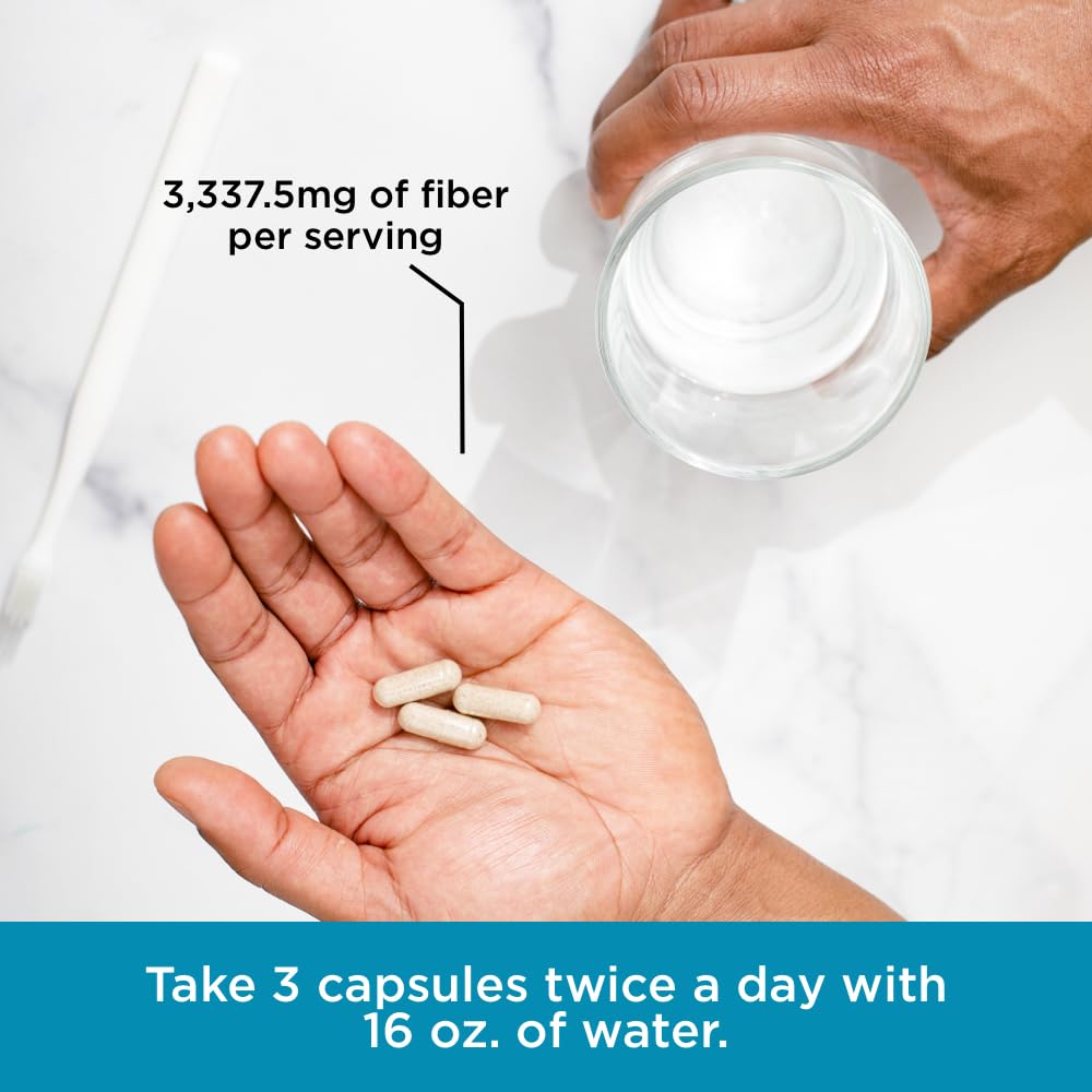 Pure for Men Stay Ready Fiber Extra Strength Supplement | Digestive Regularity | Bowel Movement & Gut Health Support | Vegan Cleanliness | Proprietary Formula | 120 Vegan XL Capsules