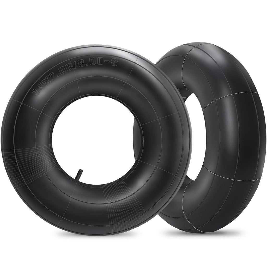 18x8.50-8 18x9.50-8 Lawn Mowers Tubes with TR13 Straight Valve Stem,Heavy Duty Replacement Inner Tubes for Garden Trailer Tractor Golf Cart