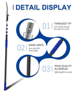 SKGPOLE 26FT Reach Pole Saws for Tree Trimming, Manual Pruning Pole Saw with 5-20FT Telescoping Extension Pole, Tree Pruner Tree Trimmer with 19" 3X Detachable Saw for Yard Garden Trees Palms Shrubs