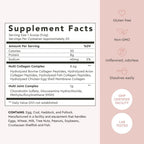 Alaya Multi Collagen Powder - Supports Hair, Skin, Nails & Bone Health for Women and Men - 5 Types Hydrolyzed Collagen Peptides Protein Powder Supplement with MSM + Glucosamine (20 Serving)