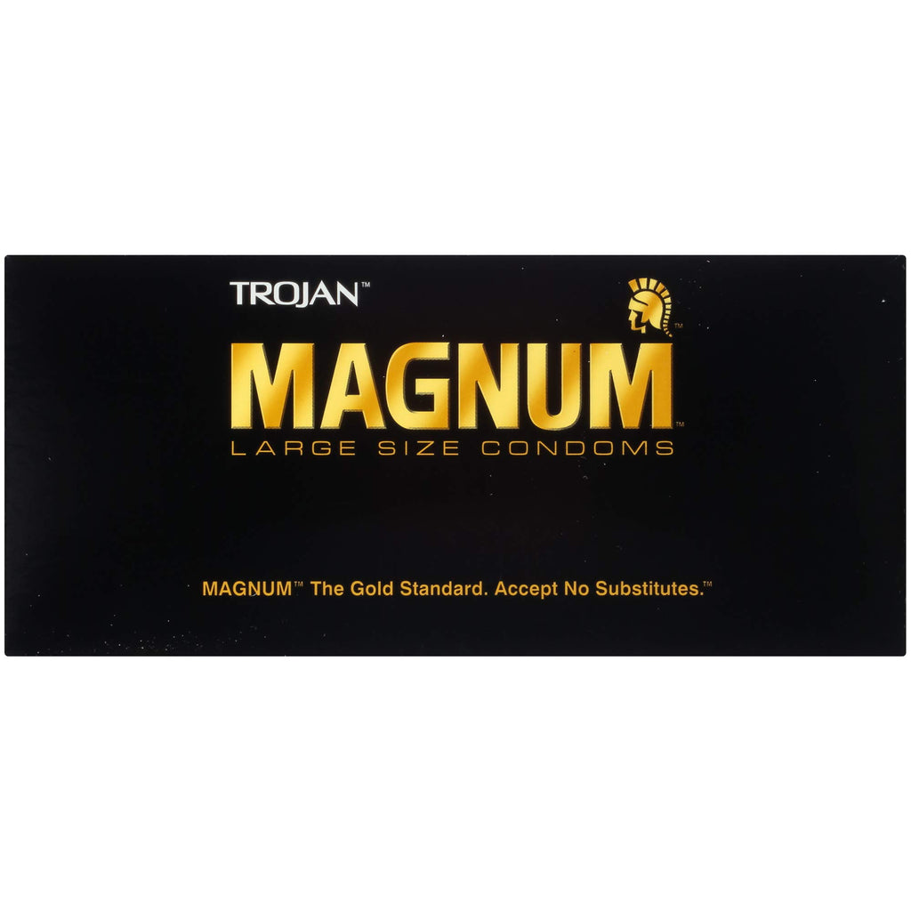 TROJAN Magnum Lubricated Large Condoms, 36 Count Pack