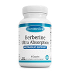 EuroMedica Ultra Absorption - Brain & Liver Health Support Supplement - Ultra-Absorption Support Supplement with Indian Barberry Root Extract - Vegan Capsules Aid Metabolic Health - 60 Capsules