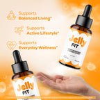 Jelly Fit Drops - Official JellyFit Oral Liquid Drops Advanced Premium Formula Maximum Strength, All Natural Ingredients Vitamins for Overall Health & Wellness Reviews, 1 Bottle for 1 Month