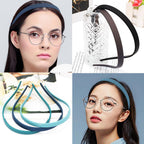 TOBATOBA Headbands for Glasses Wearers No Pressure No Headache Hairbands Square Sunglasses Headband for Women Comfortable Head bands for Girls Non Slip with Teeth 6Pcs